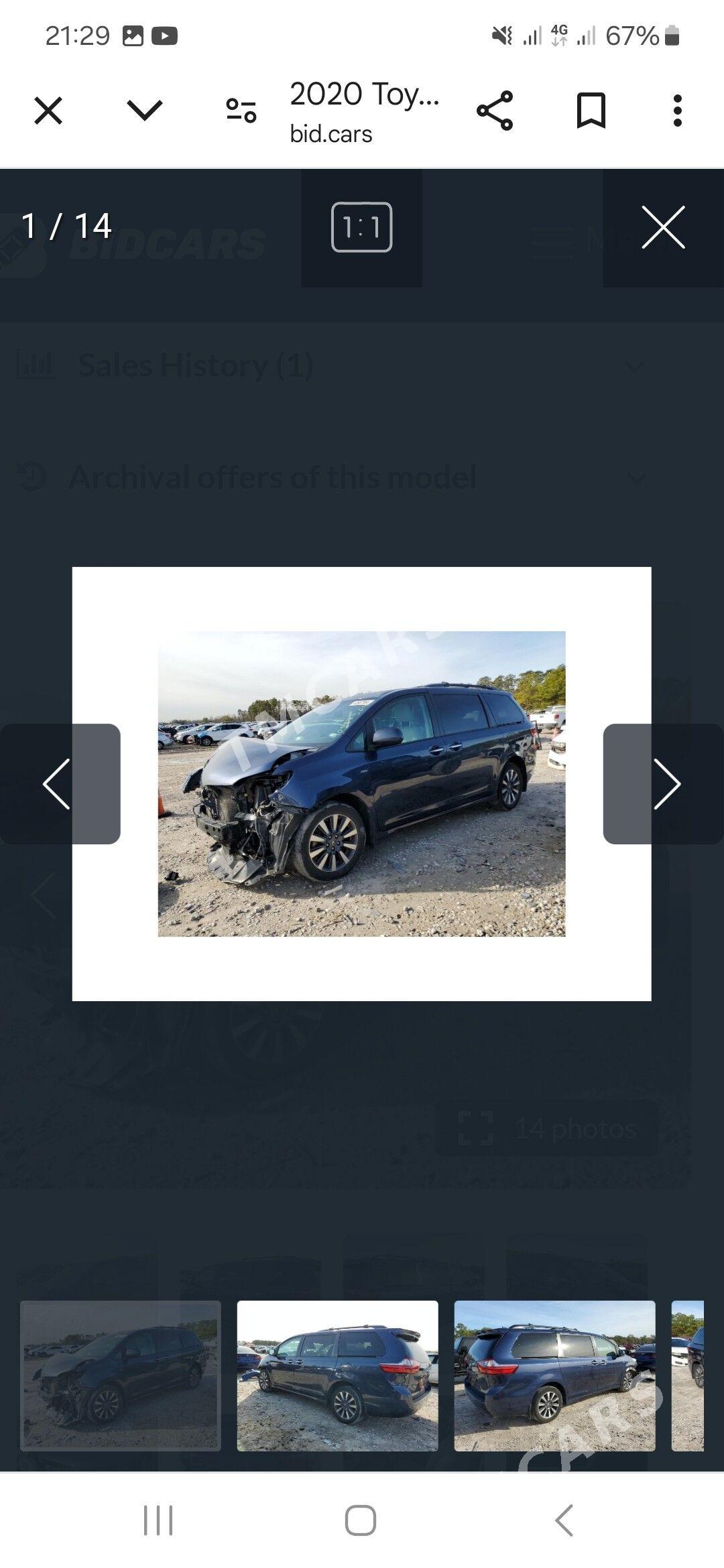Toyota Sienna 2019 - 500 000 TMT - Ашхабад - img 4