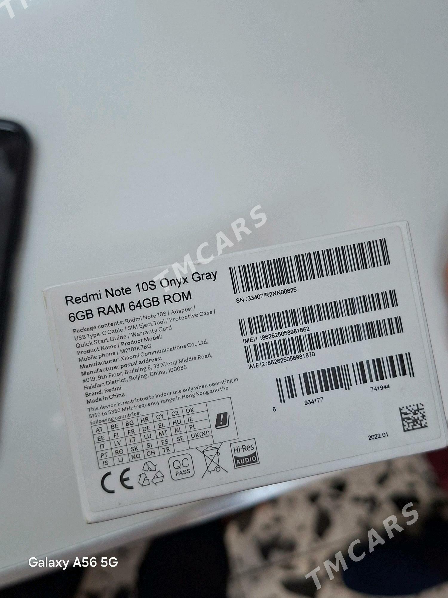 Redmi note 10S - Gyzylarbat - img 10