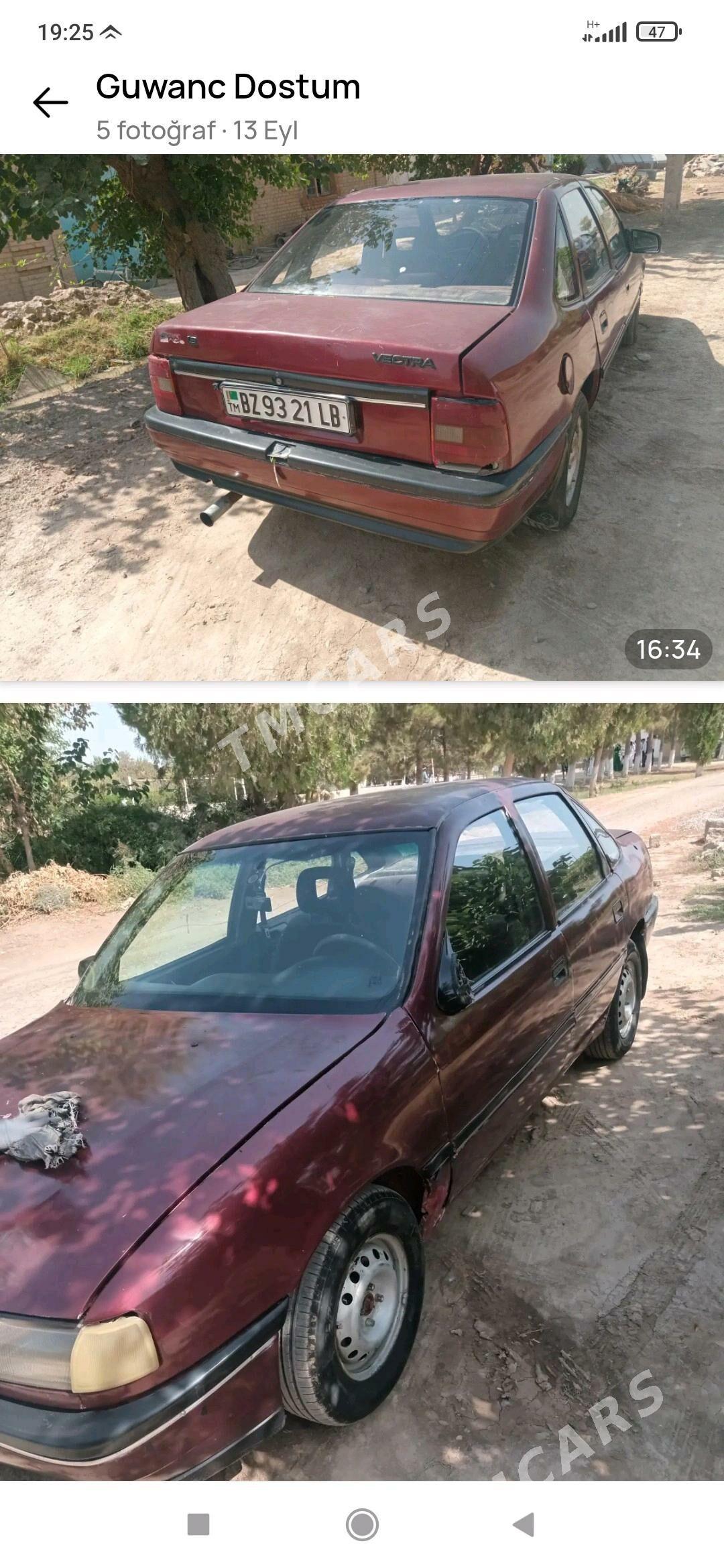 Opel Vectra 1991 - 20 000 TMT - Чарджоу - img 2