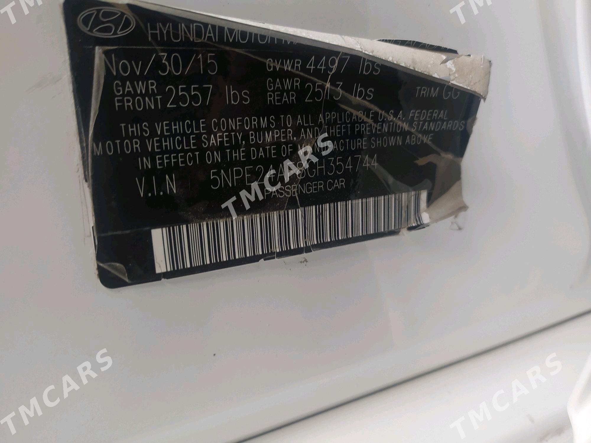 Hyundai Sonata 2015 - 175 000 TMT - Кëши - img 5