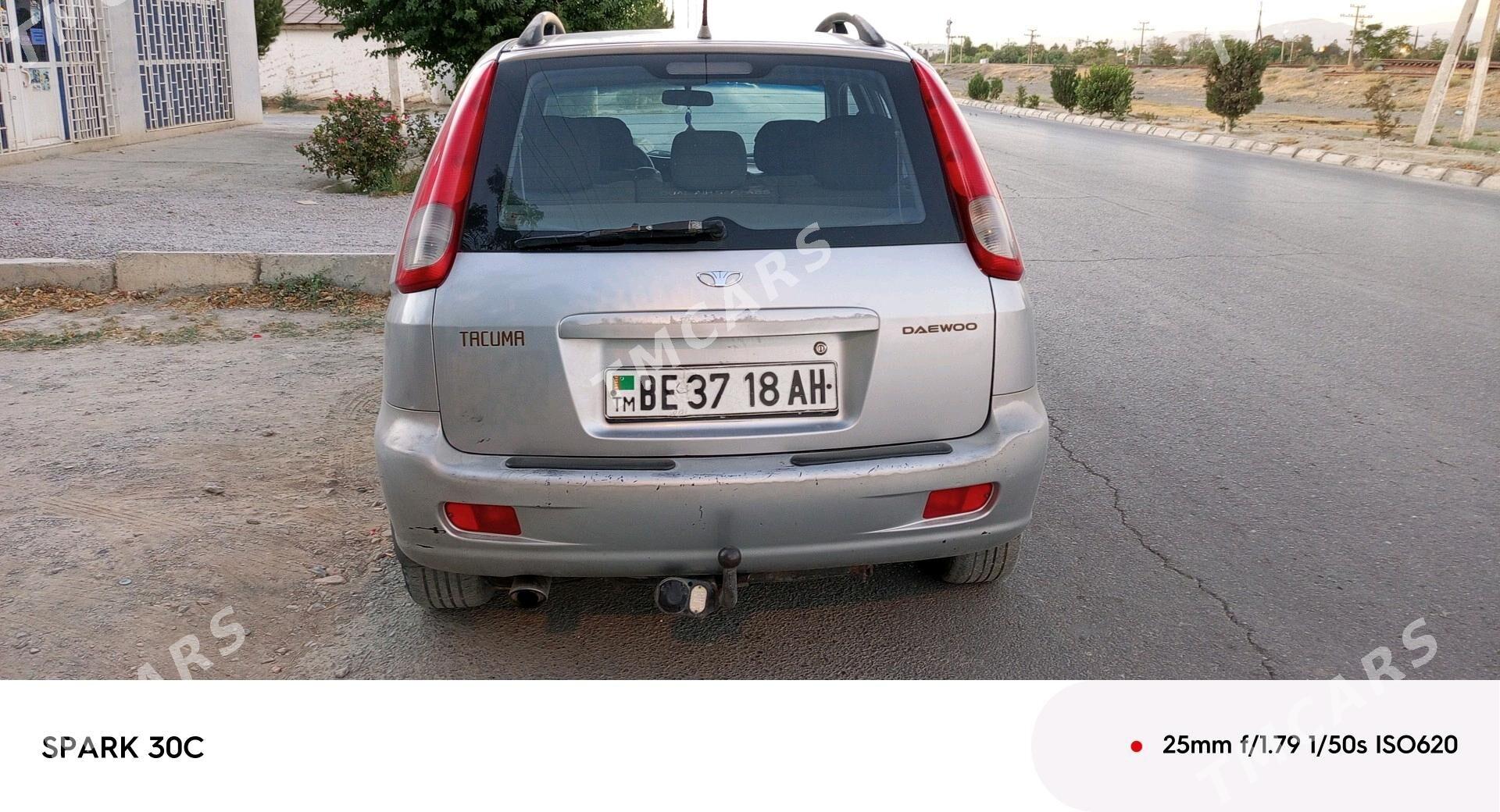 Daewoo Tacuma 2002 - 58 000 TMT - Бахарден - img 4