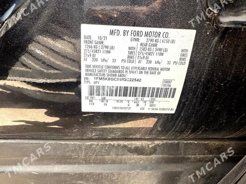 Ford Explorer 2021 - 355 000 TMT - Aşgabat - img 3