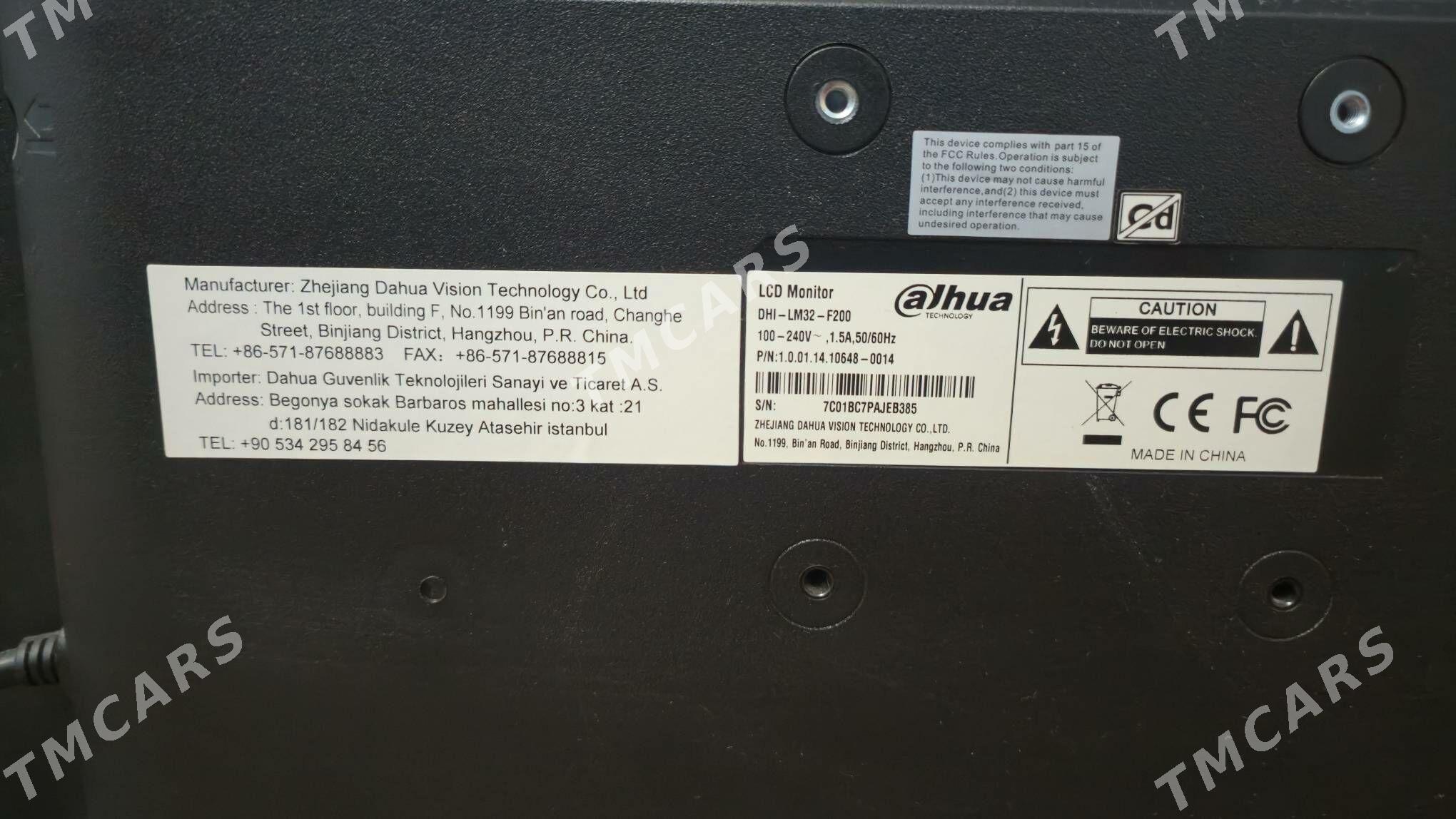 Monitor Dahua 32"lik - Aşgabat - img 3