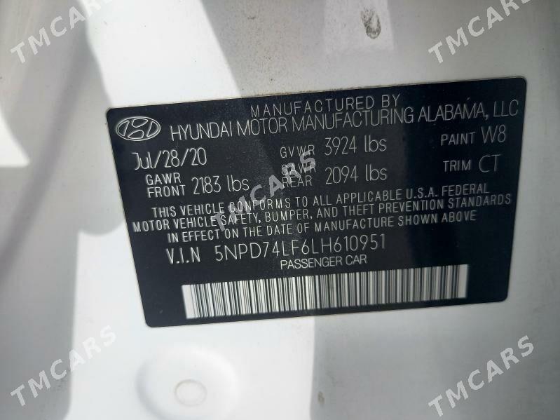 Hyundai Elantra 2020 - 233 000 TMT - Baýramaly - img 2