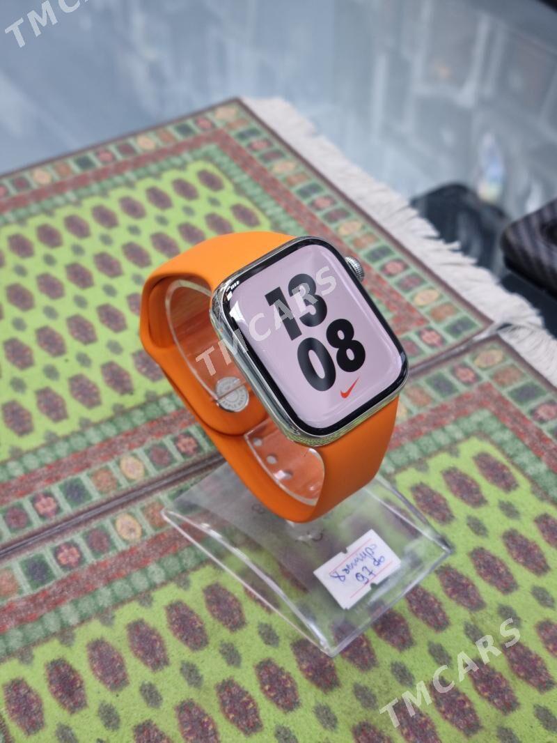 Apple watch 8seria stainless s - Garaşsyzlygyň 15 ýyllygy Söwda Merkezi - img 4