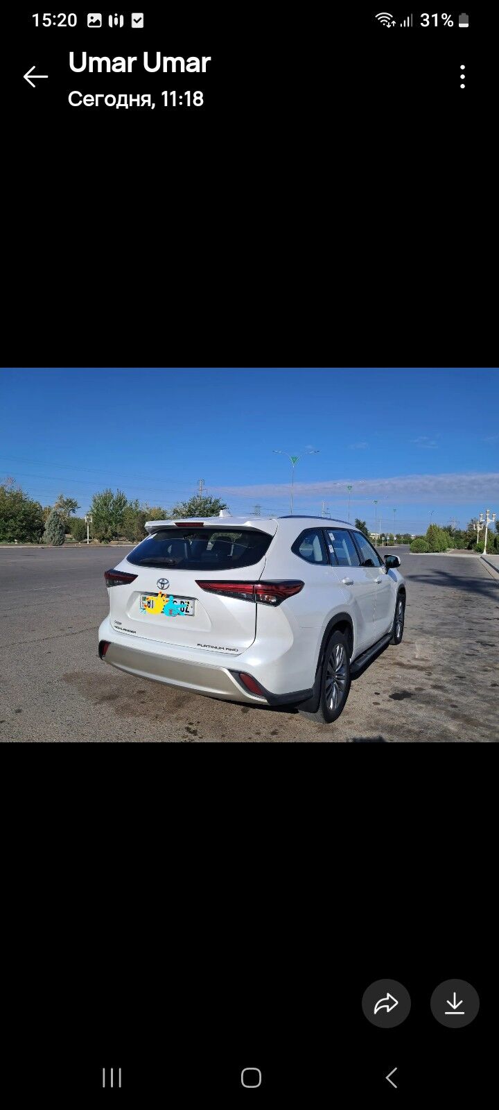 Toyota Highlander 2022 - 675 000 TMT - Daşoguz - img 4