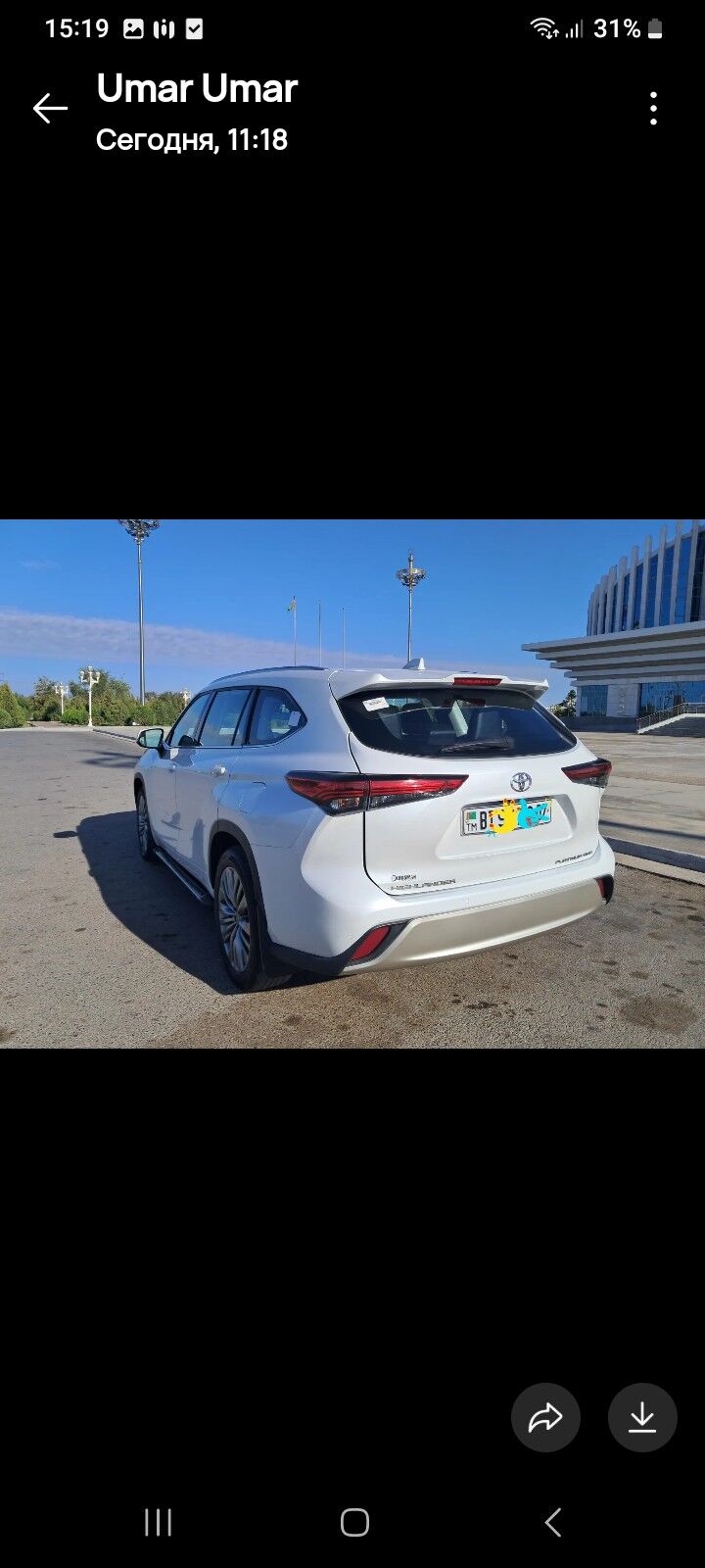Toyota Highlander 2022 - 675 000 TMT - Daşoguz - img 5