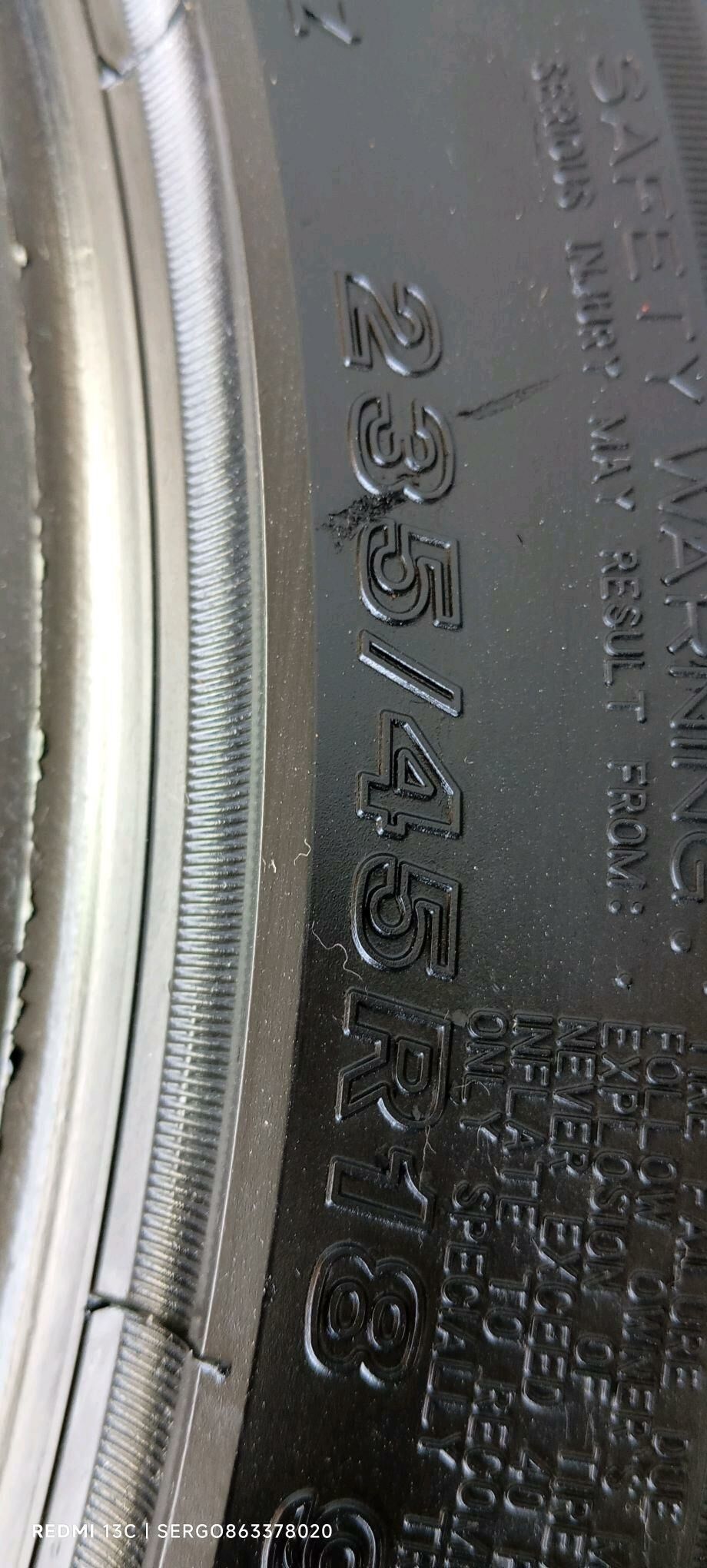 235 45 18 BRIDGESTONE 1 000 TMT - Bedew - img 5
