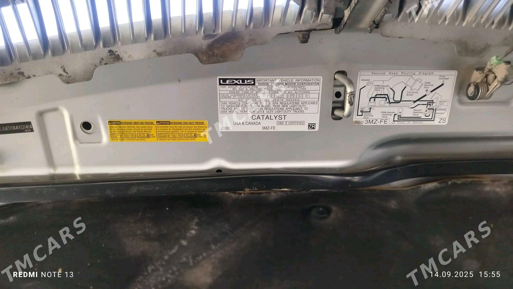 Lexus RX 330 2004 - 282 000 TMT - Дашогуз - img 9