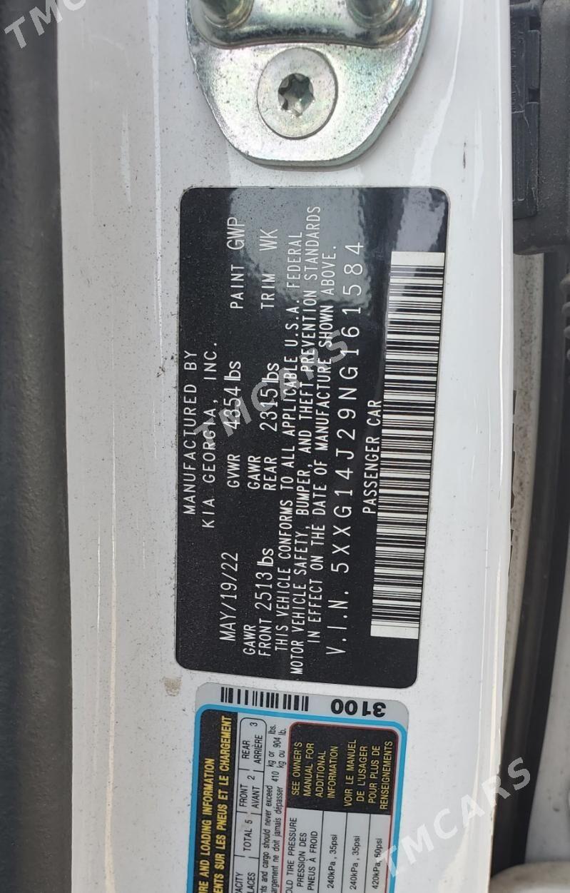 Kia K5 2022 - 255 000 TMT - Мары - img 5