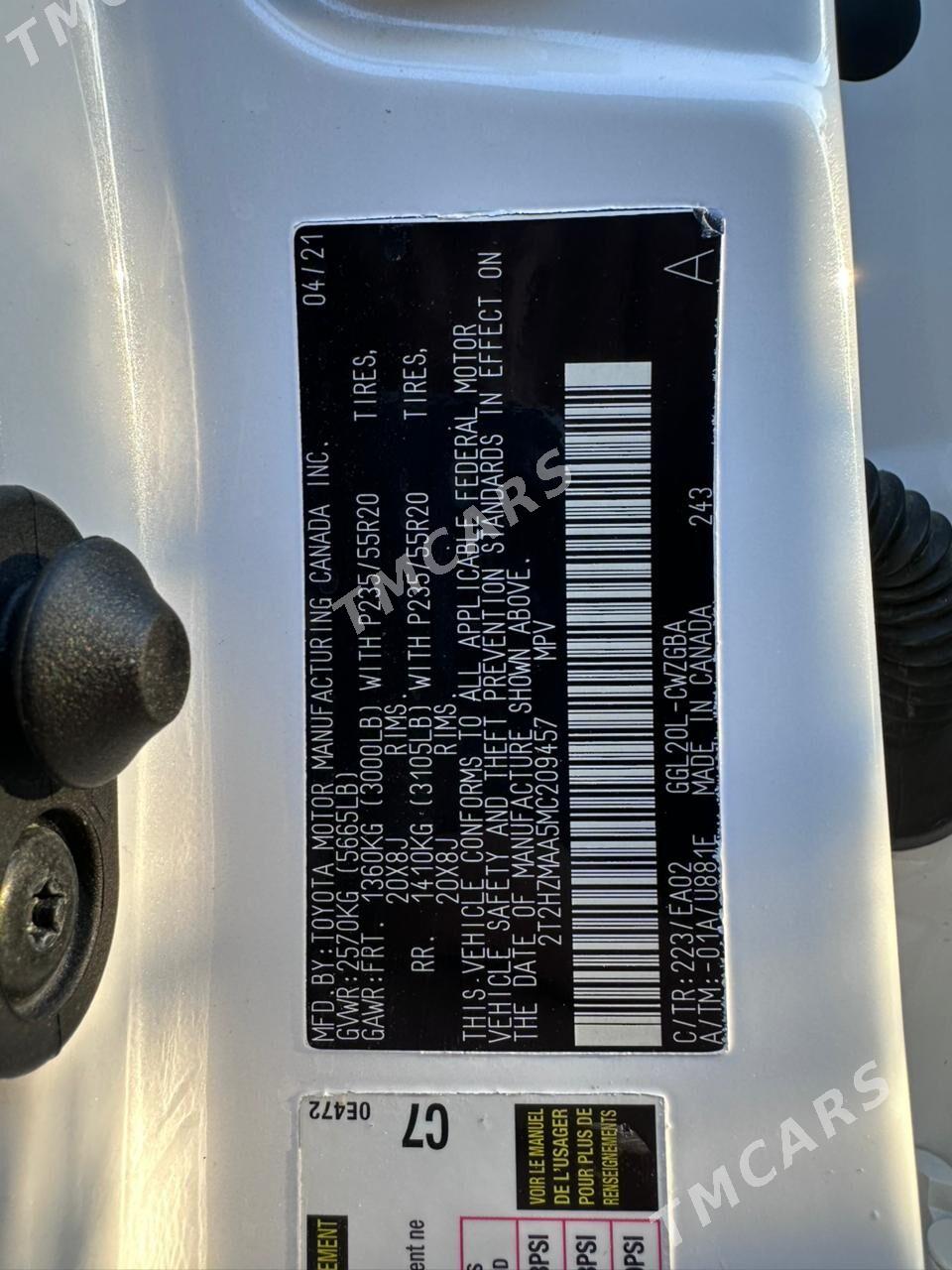 Lexus RX 350 2021 - 568 000 TMT - Туркменабат - img 9