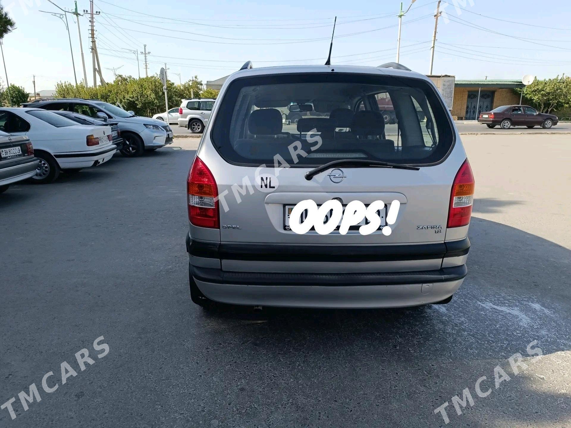 Opel Zafira 2002 - 96 000 TMT - Туркменабат - img 2