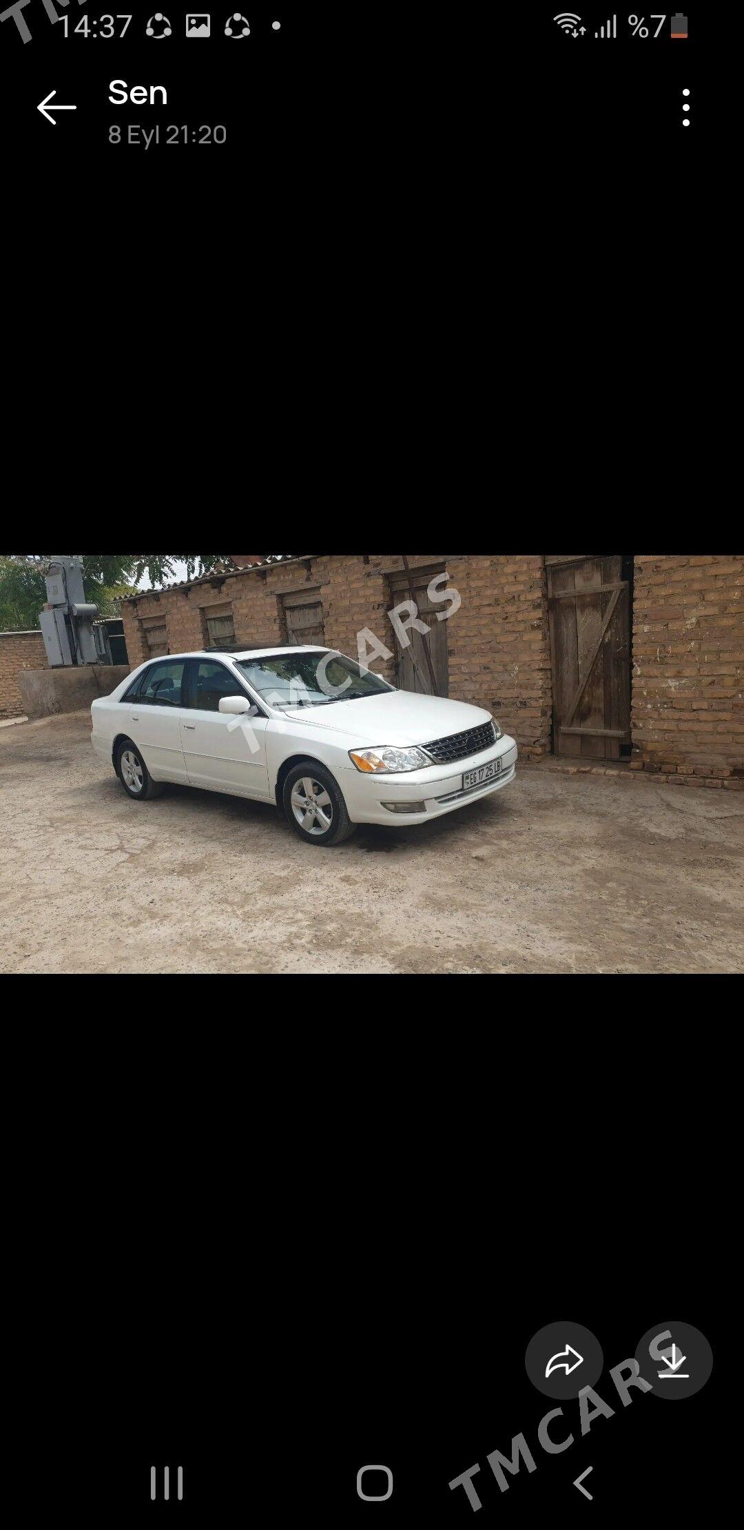 Toyota Avalon 2003 - 130 000 TMT - Саят - img 2