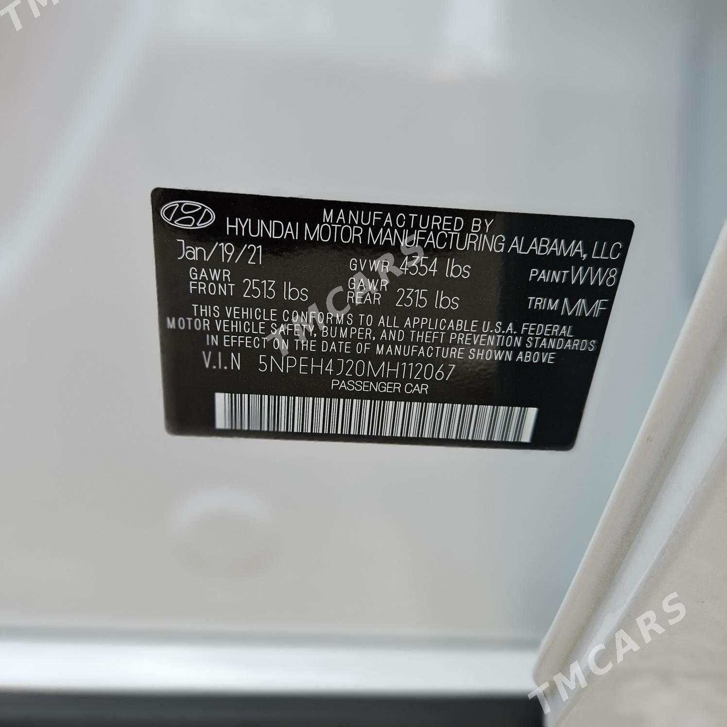 Hyundai Sonata 2021 - 335 000 TMT - Aşgabat - img 4