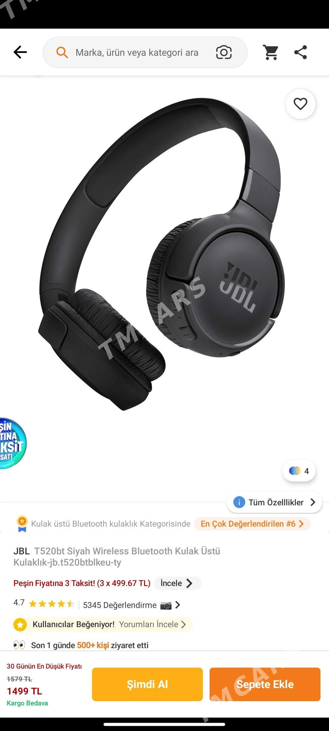 jbl orginali bt 520 - Дашогуз - img 3