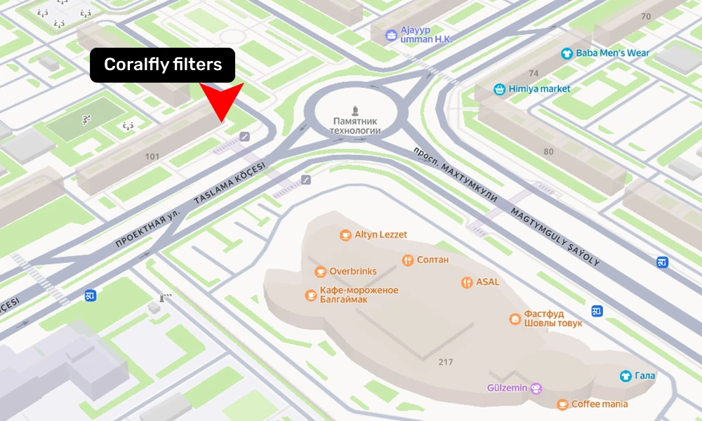 CORALFLY Map Location