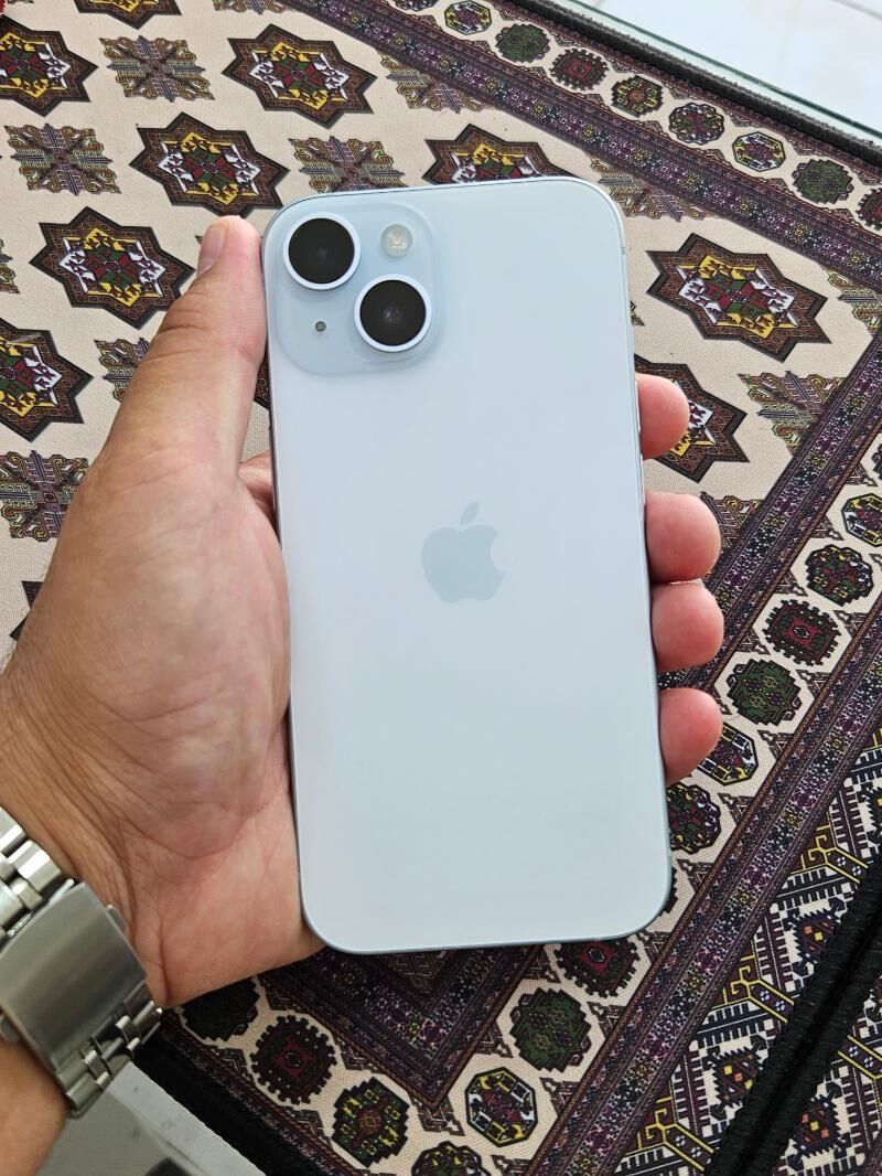 iphone 15 blue 91% 128gb 2sim - Ашхабад - img 6