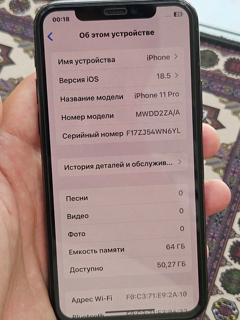 iphone 11pro 78% 64gb 2sim ZA - Aşgabat - img 3