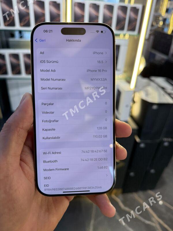 iPhone 16 Pro 128GB - Aşgabat - img 4