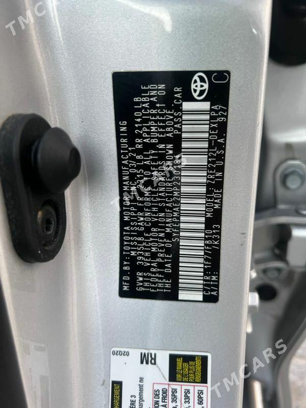 Toyota Corolla 2021 - 250 000 TMT - Türkmenabat - img 5