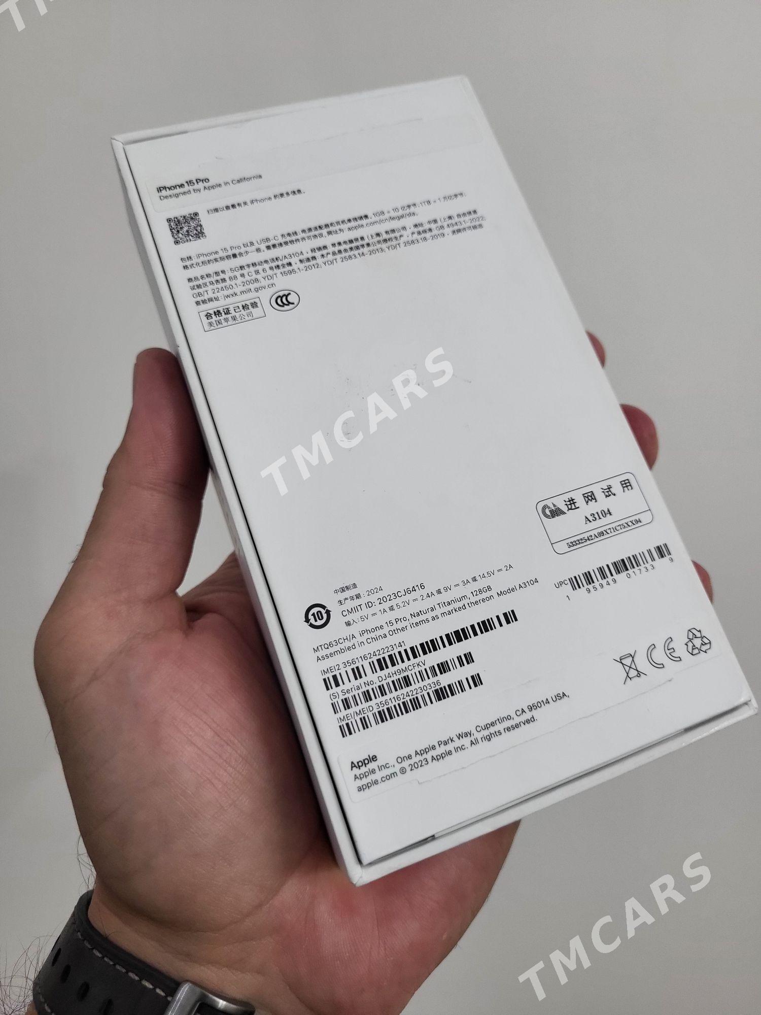 IPhone 15 pro 128gb - Ашхабад - img 3