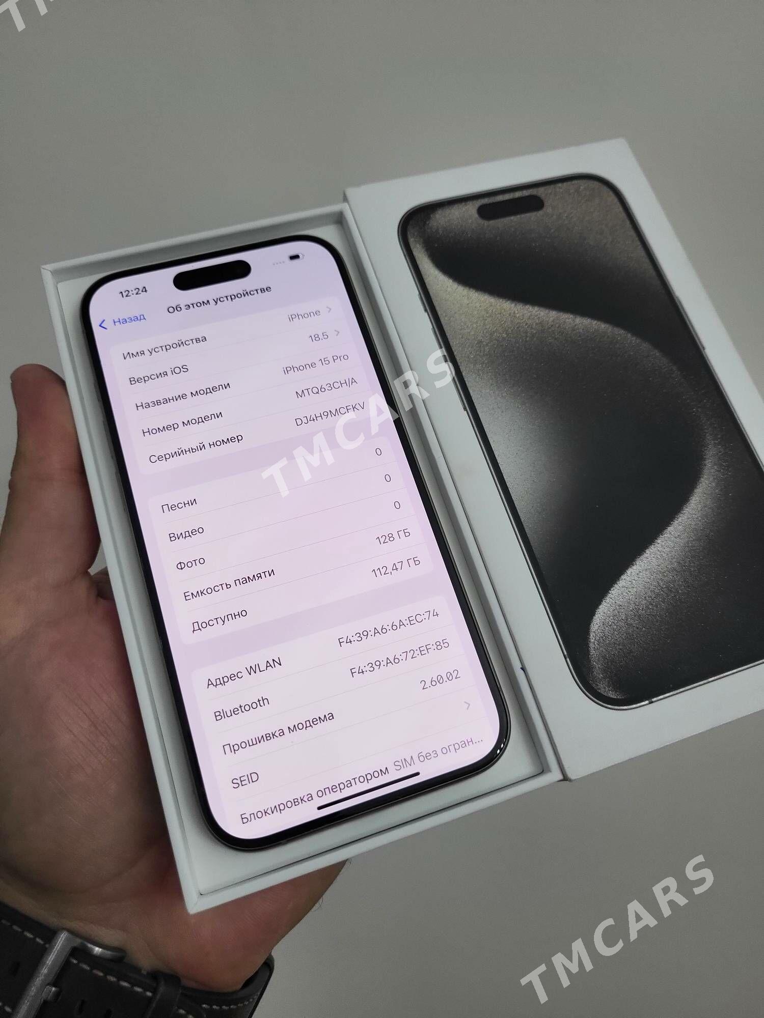 IPhone 15 pro 128gb - Ашхабад - img 2