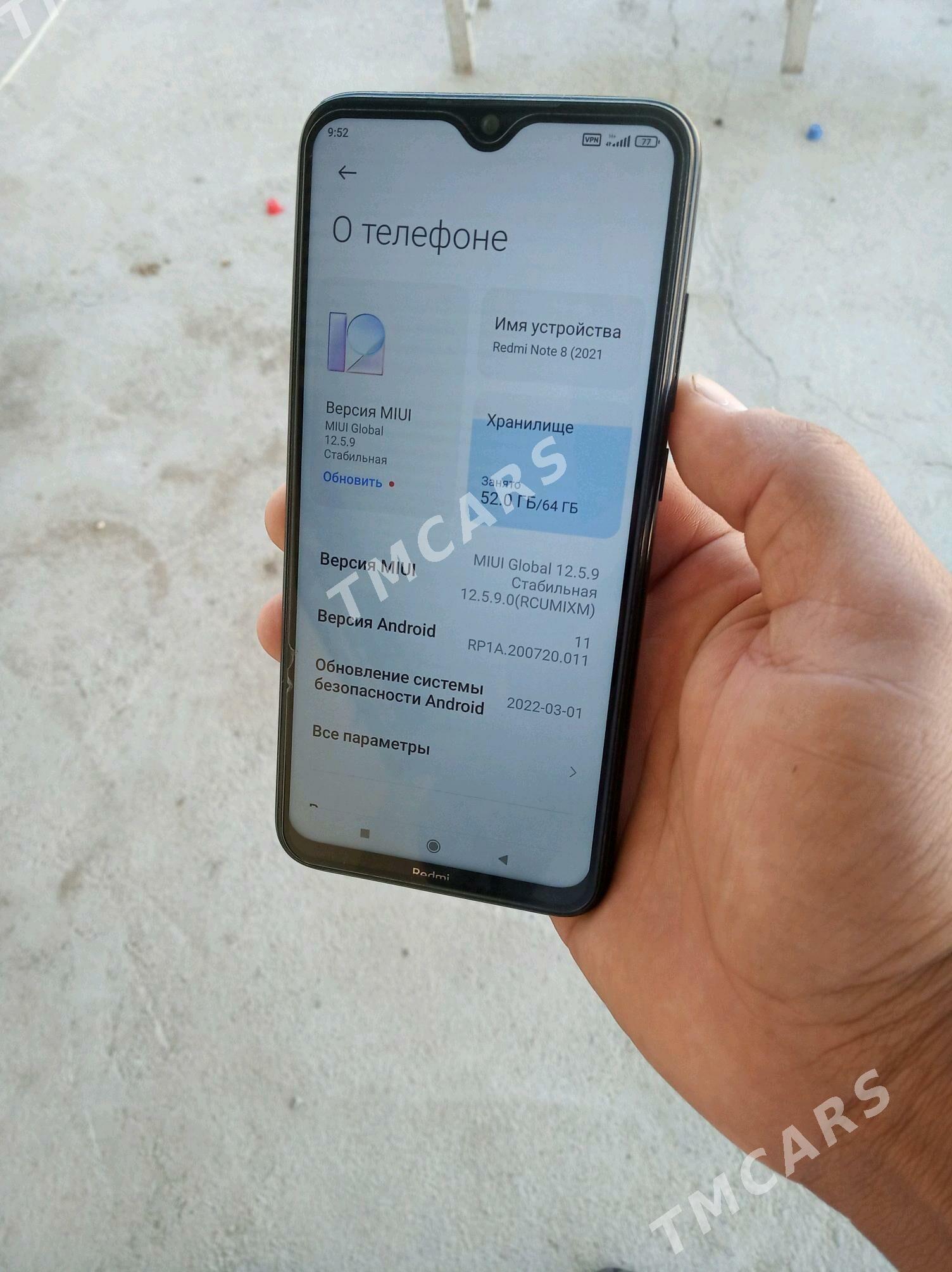 Redmi Note 8 (2021) 4/64GB - Гёкдепе - img 2