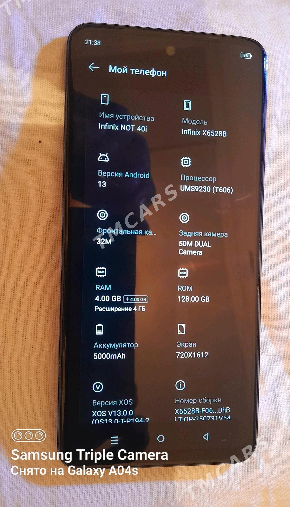 Infinix hot 40i - Кёнеургенч - img 3
