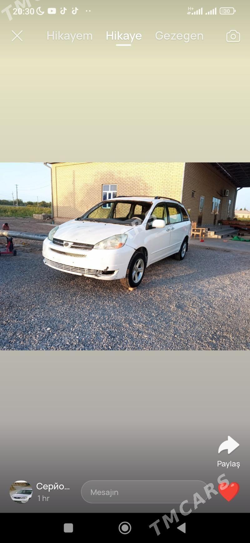 Toyota Sienna 2005 - 125 000 TMT - Мургап - img 2