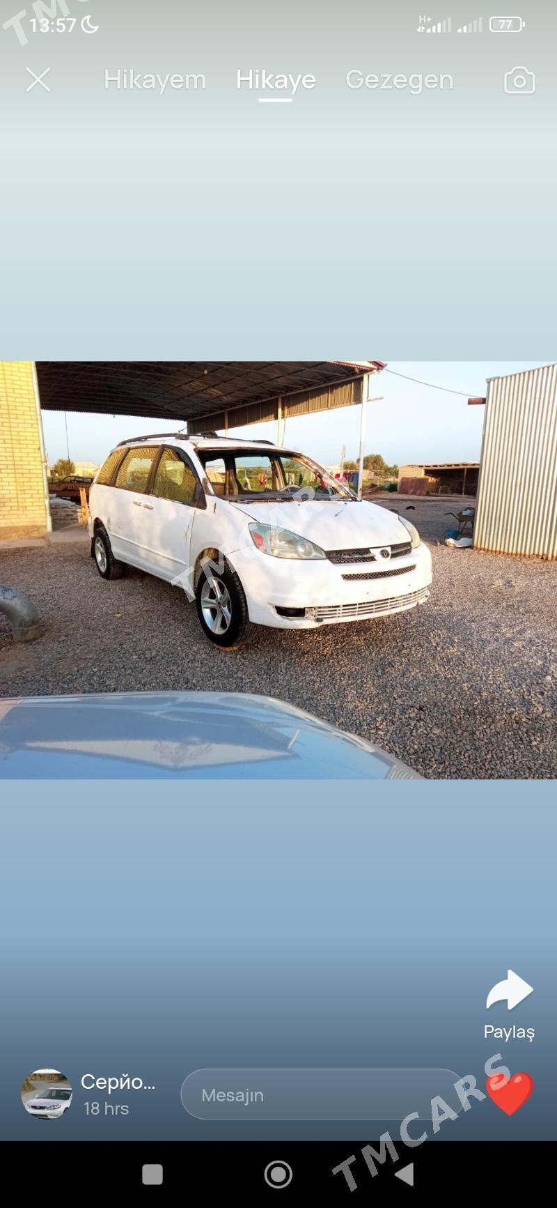 Toyota Sienna 2005 - 125 000 TMT - Мургап - img 3