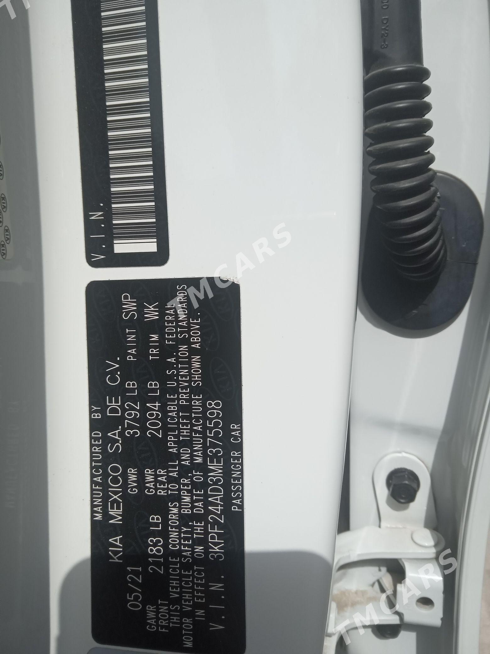 Kia Forte 2021 - 238 000 TMT - Aşgabat - img 2