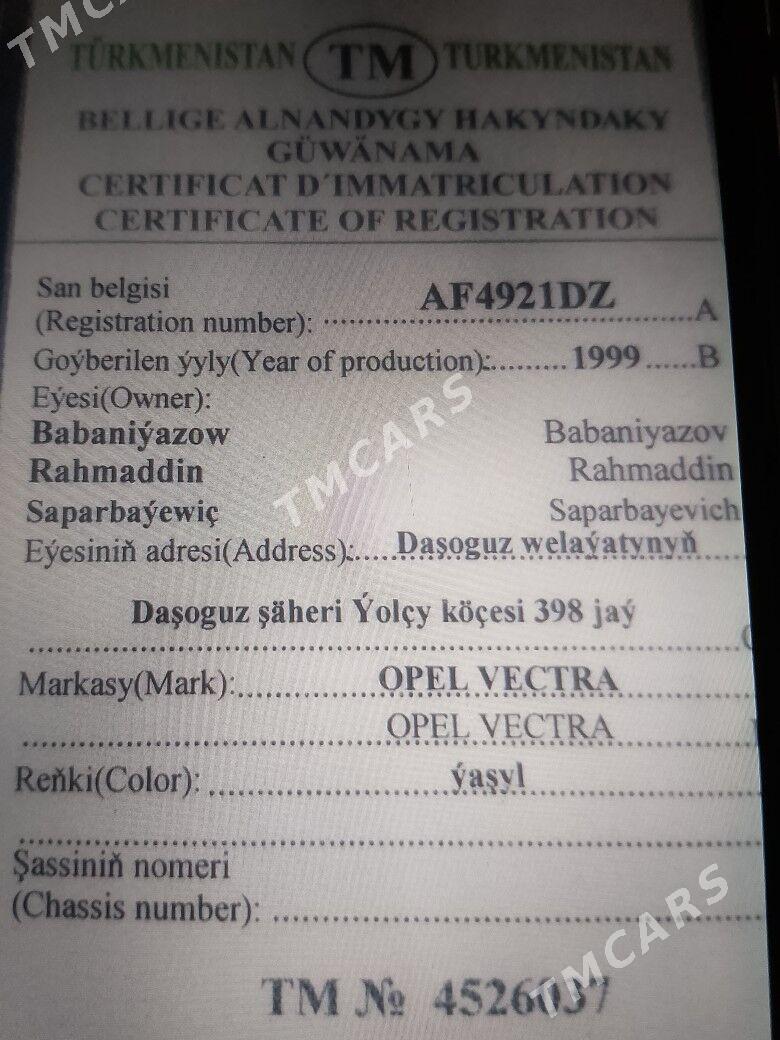 Opel Vectra 1999 - 45 000 TMT - Daşoguz - img 6