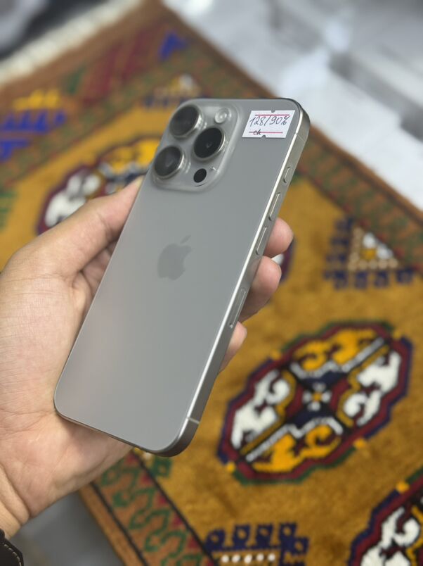 iPhone 15 pro 128gb 90% - Garaşsyzlygyň 15 ýyllygy Söwda Merkezi - img 3