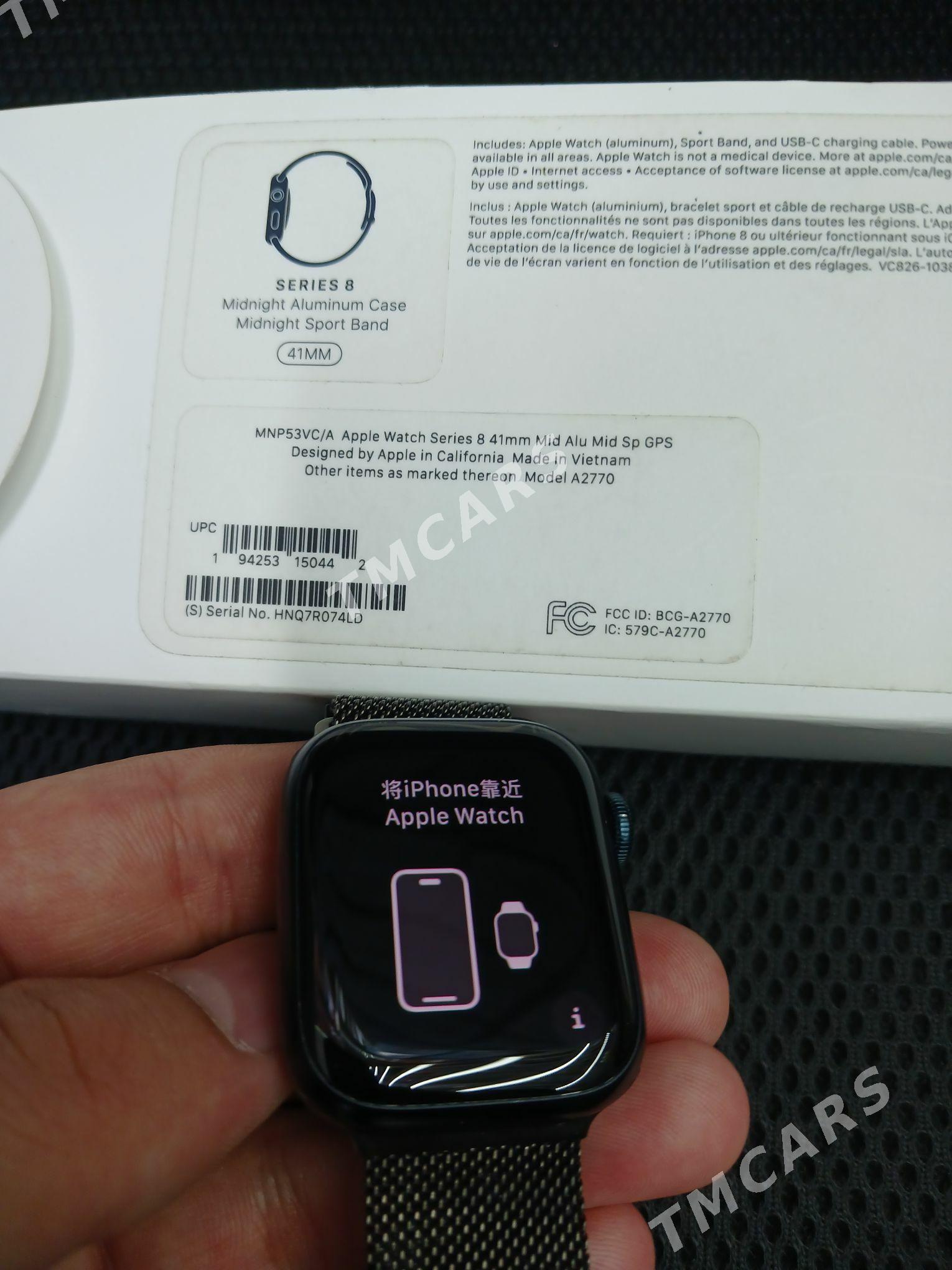 Apple watch 8 41mm tazeje - Aşgabat - img 2