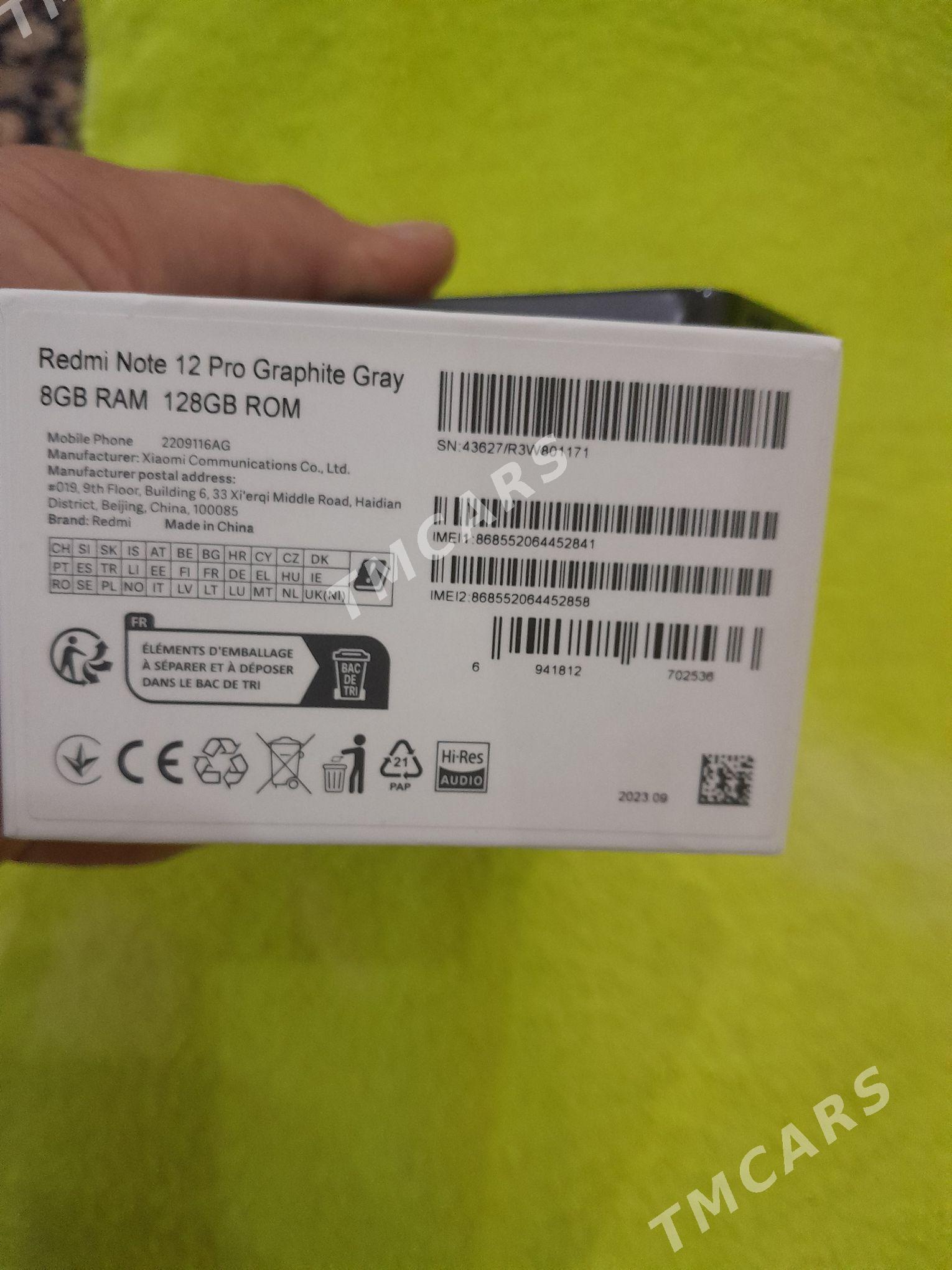 Redmi Not 12 Pro 4G 8/128 - Ашхабад - img 2