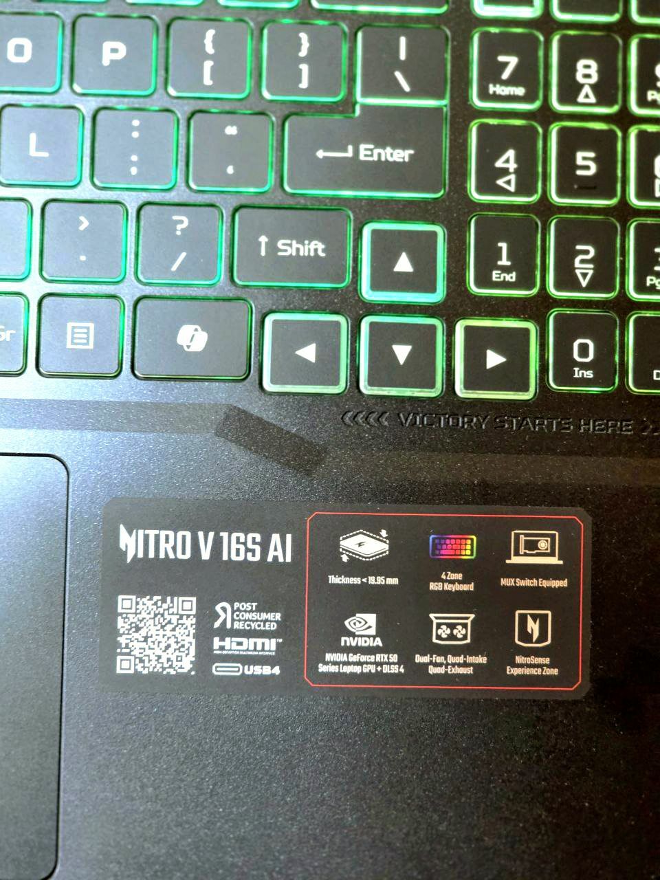 Nitro V16/RTX 5060/16GB RAM - Türkmenabat - img 7