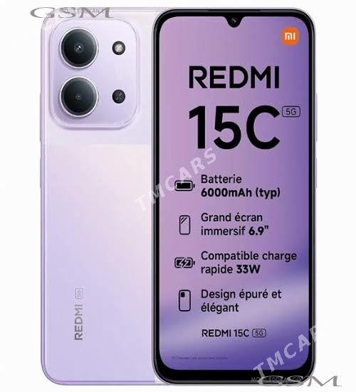 KREDIT 6AY REDMI 15C - Ашхабад - img 3