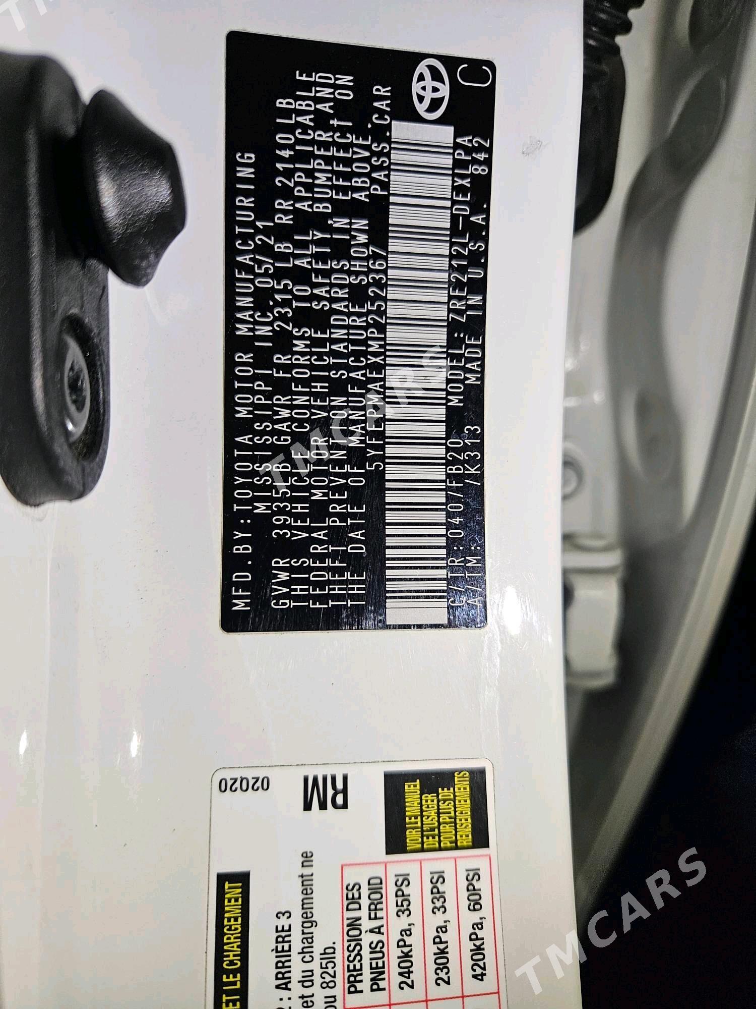 Toyota Corolla 2022 - 230 000 TMT - Mary - img 7