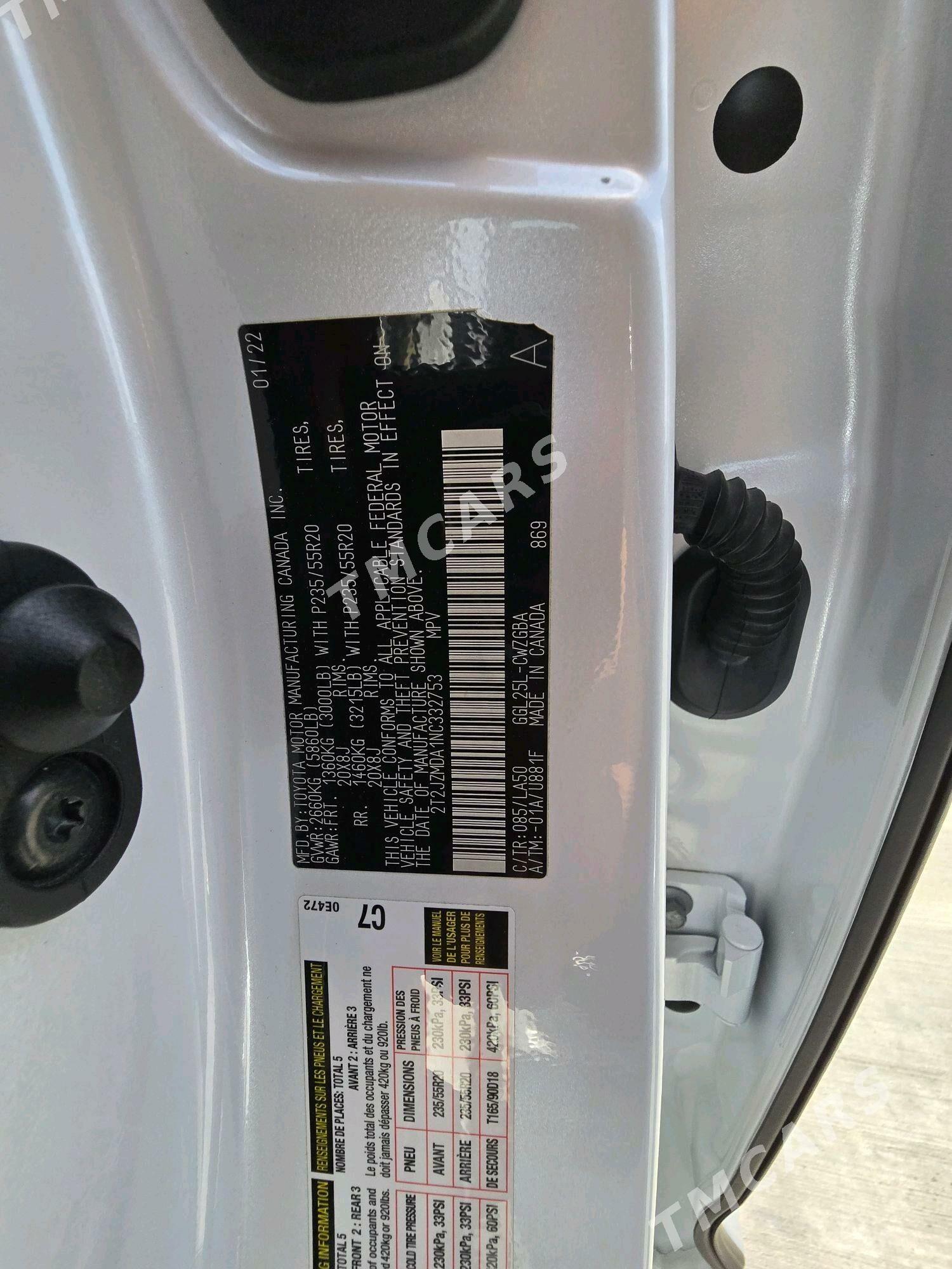 Lexus RX 350 2022 - 650 000 TMT - Mary - img 9