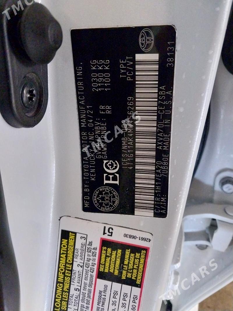 Toyota Camry 2021 - 320 000 TMT - Мары - img 8