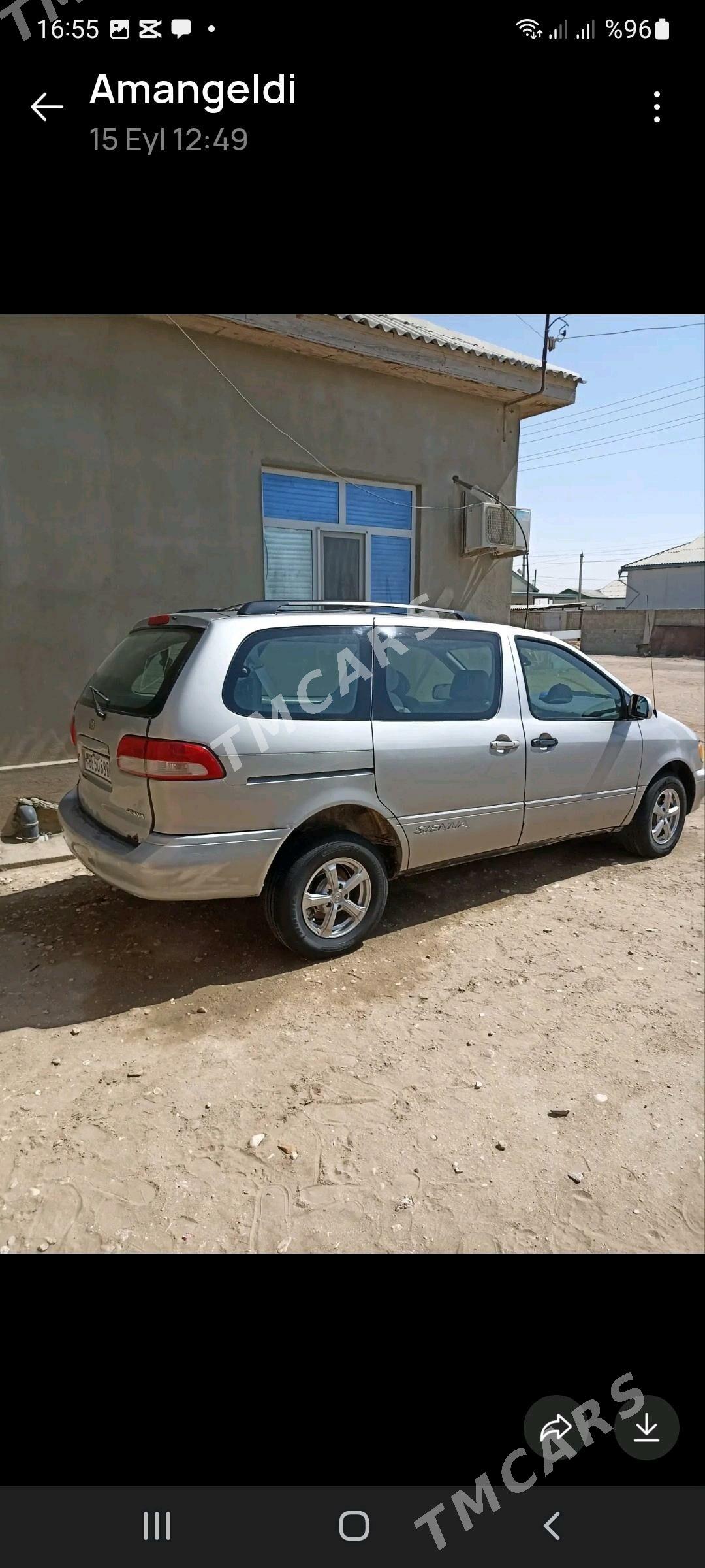 Toyota Sienna 2002 - 150 000 TMT - Этрек - img 2