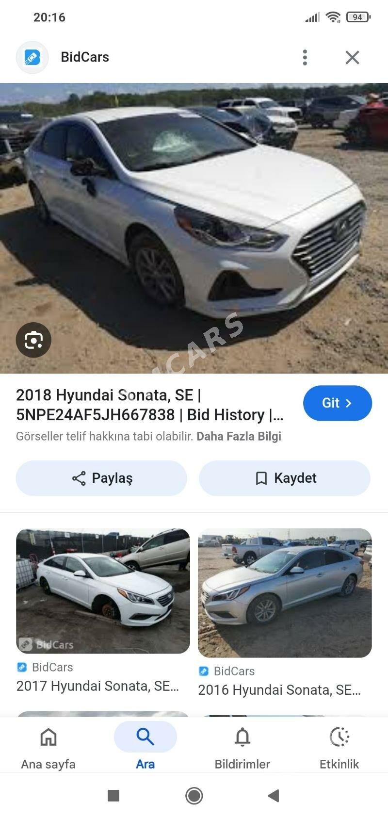 Hyundai Sonata 2018 - 205 000 TMT - Aşgabat - img 2