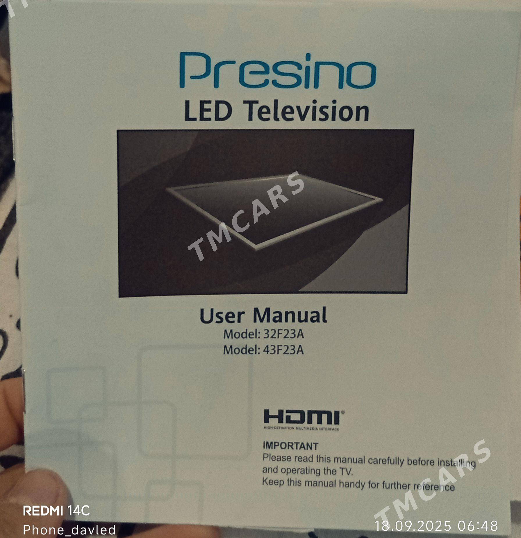 Telewizor - presino 43 lik - Arkadag - img 2