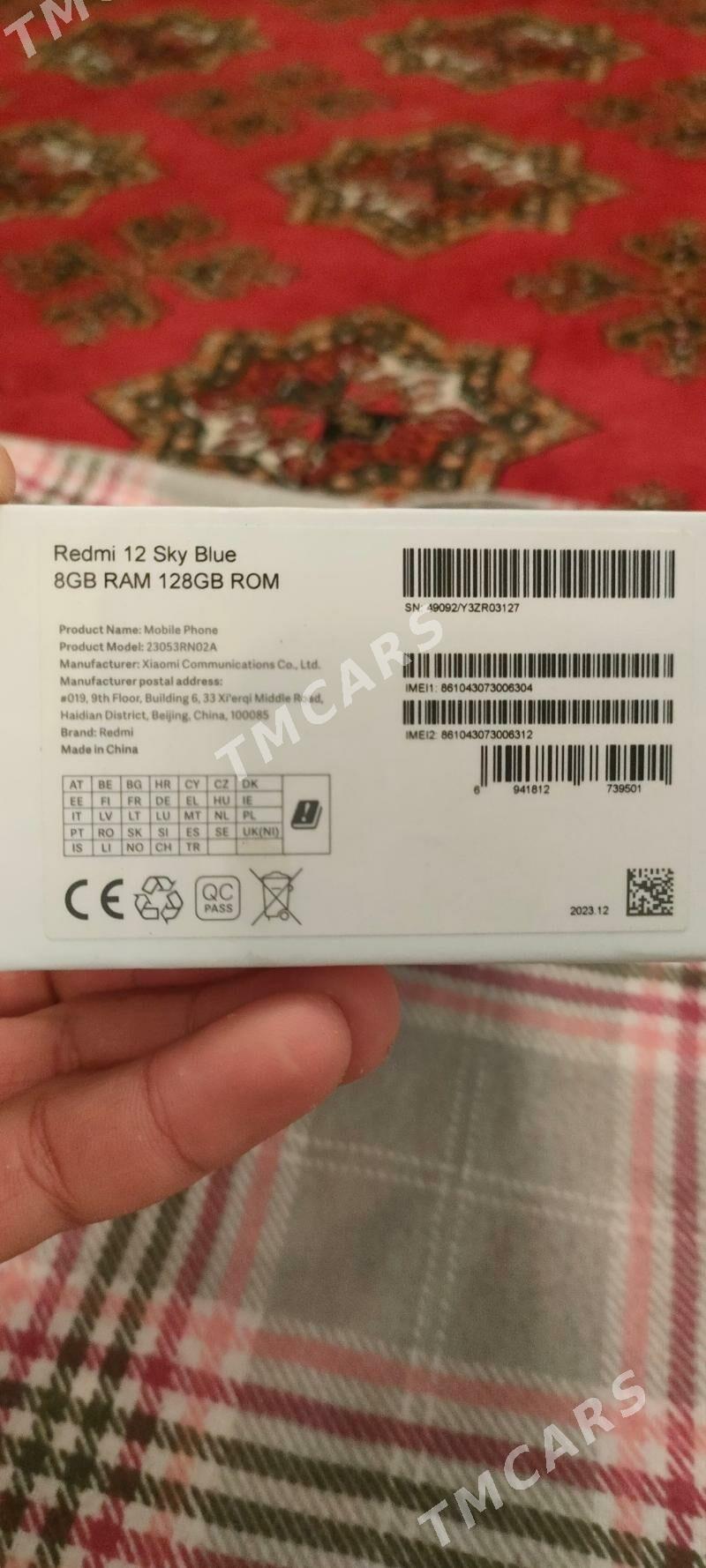 redmi 12  8/128 - Gurbansoltan Eje - img 3