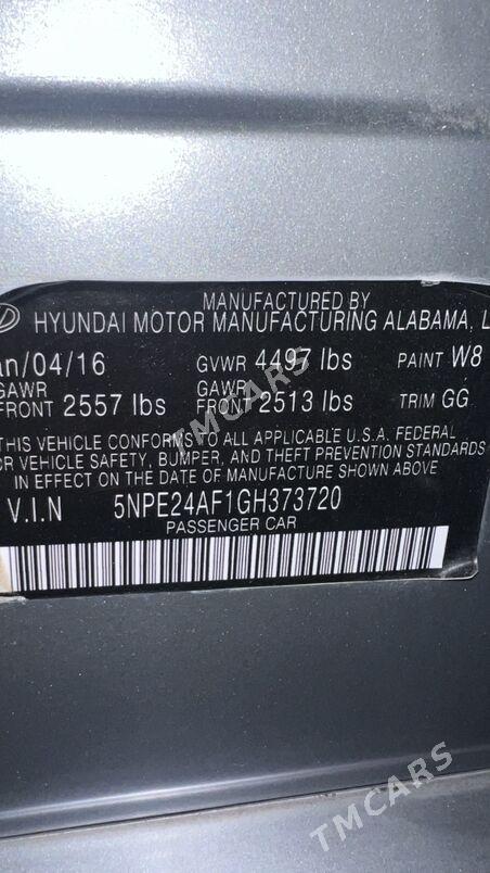 Hyundai Sonata 2016 - 170 000 TMT - Aşgabat - img 6