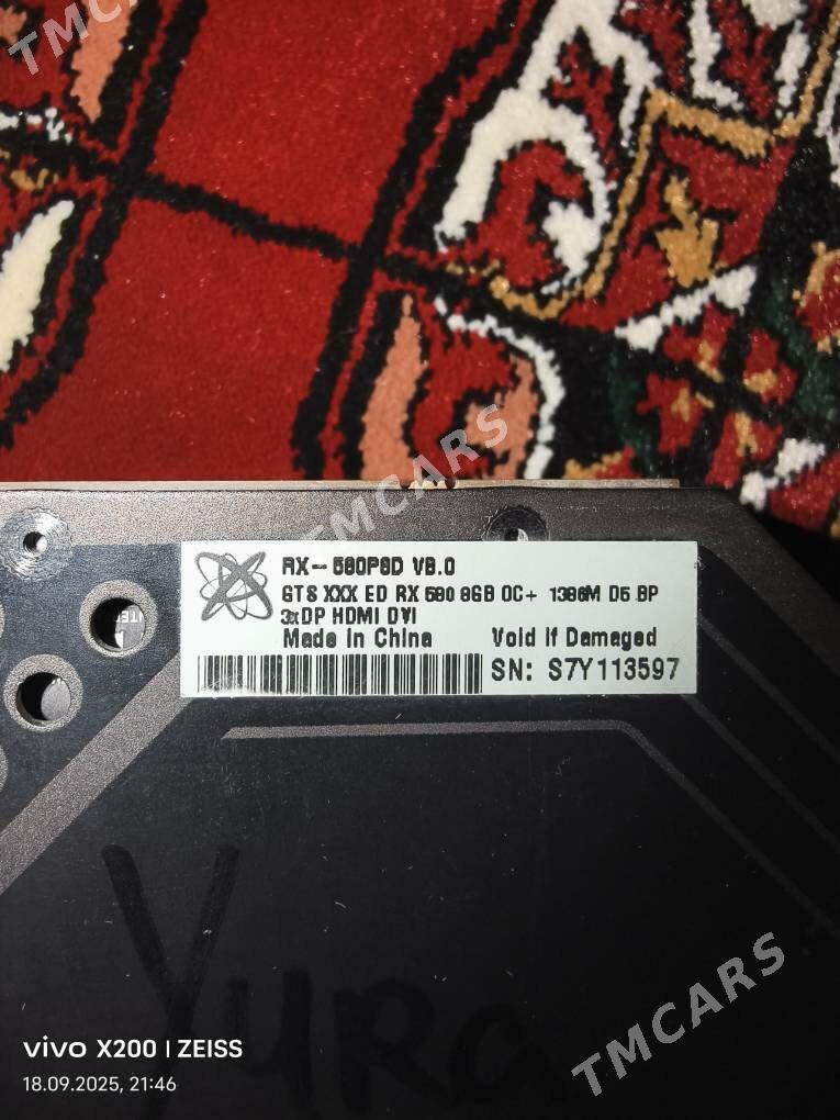VIDEOKARTA AMD RX580 8GB - Aşgabat - img 3