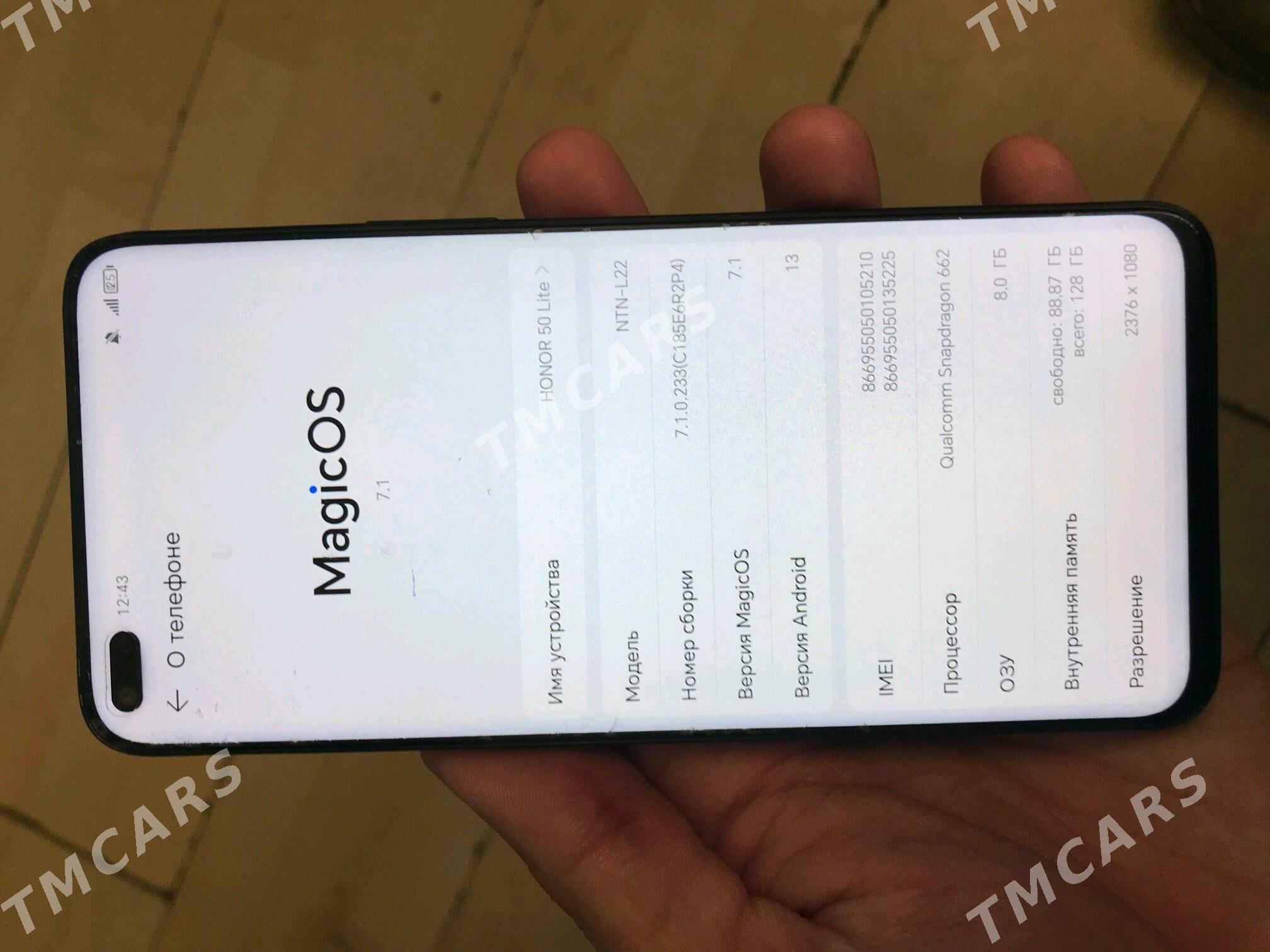 Honor 50 lite 8/128gb - Ашхабад - img 3