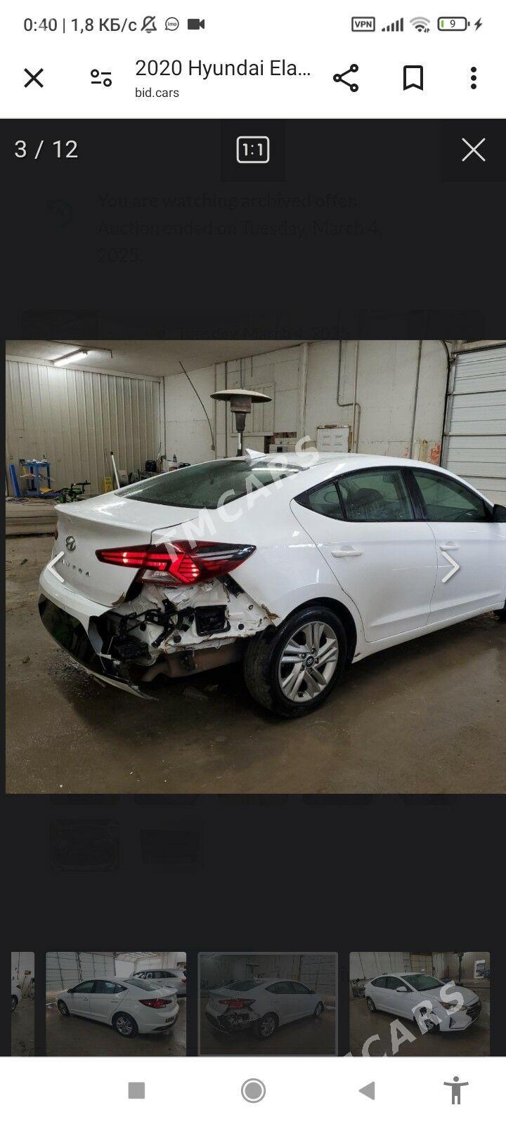 Hyundai Elantra 2020 - 225 000 TMT - Ашхабад - img 9