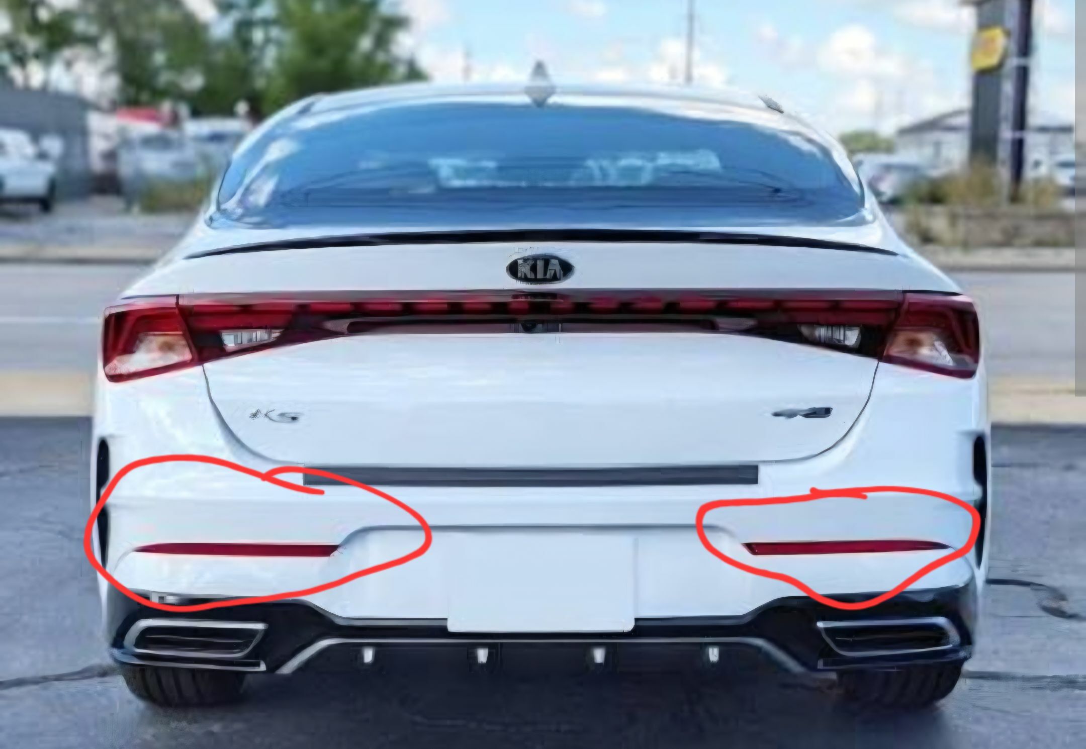 Kia K5 yz bamper otrazatel 711 TMT - Ашхабад - img 2