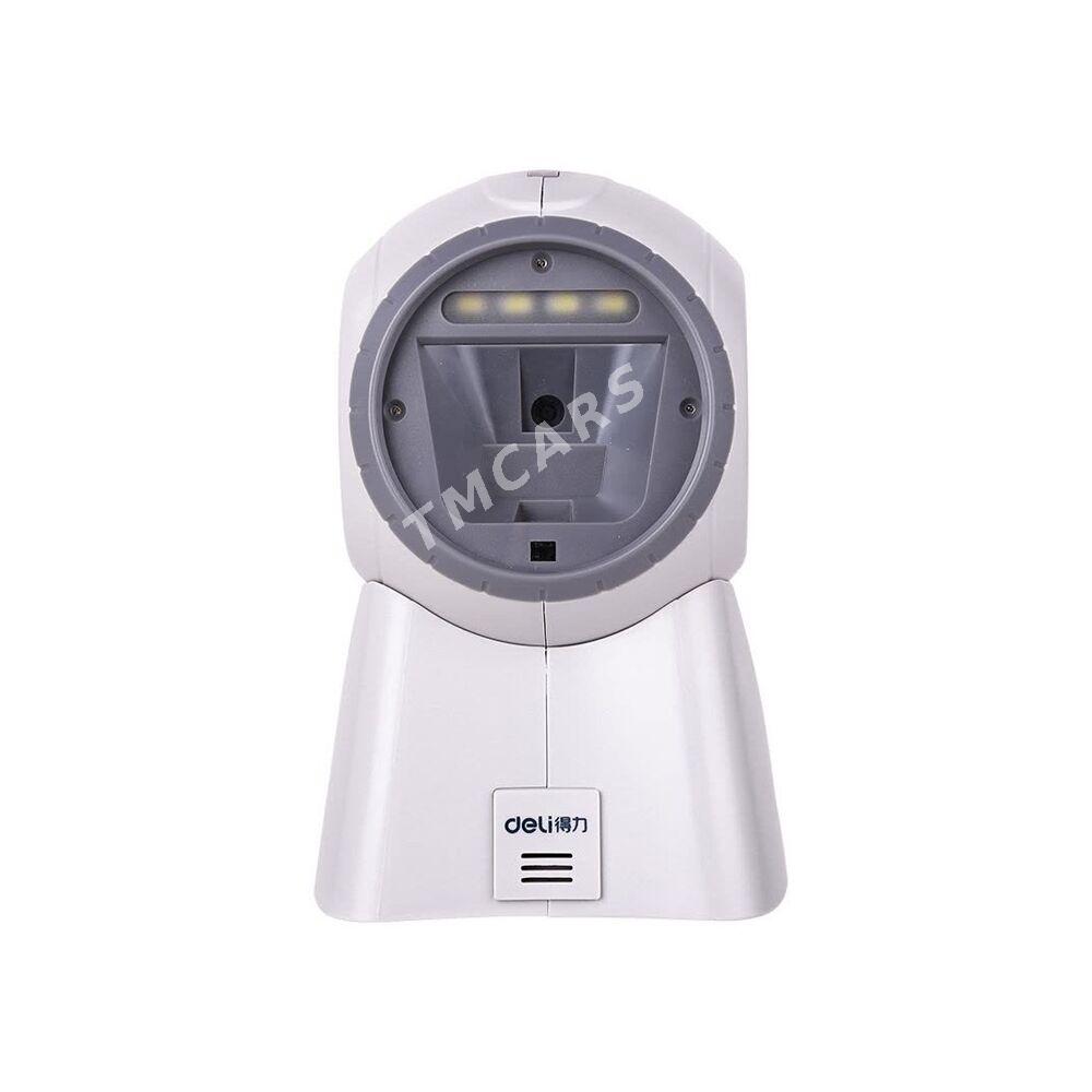 Сканер штрих-кода Deli 14960 белый - Ашхабад - img 2